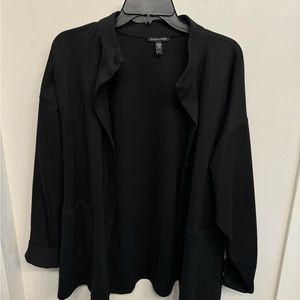 Eileen Fisher NEW stretch Tencel Blazer (L)